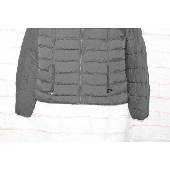 The North Face Gray Puffer Quilted Goose Down Insulated Jacket Size M - Picture 3 of 10